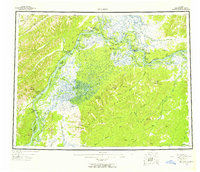 Nulato 1952 topographic map thumbnail