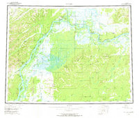 Nulato 1952 topographic map thumbnail