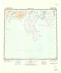 Nushagak Bay 1945 topographic map thumbnail