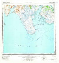 Nushagak Bay 1951 topographic map thumbnail