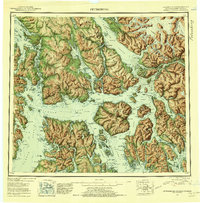 Petersburg 1952 topographic map thumbnail
