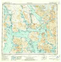 Petersburg 1952 topographic map thumbnail