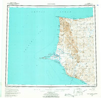 Point Hope 1955 topographic map preview