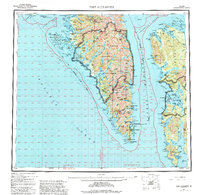 Port Alexander 1951 topographic map thumbnail