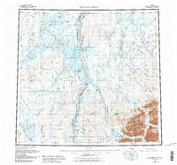 Sagavanirktok 1958 topographic map thumbnail