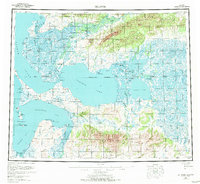 Selawik 1957 topographic map thumbnail