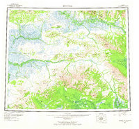 Shungnak 1955 topographic map thumbnail