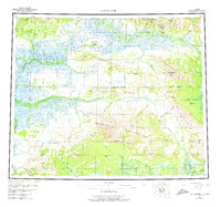 Shungnak 1955 topographic map thumbnail