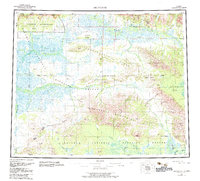 Shungnak 1955 topographic map thumbnail