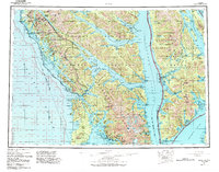 Sitka 1951 topographic map preview
