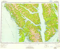 Sitka 1951 topographic map preview