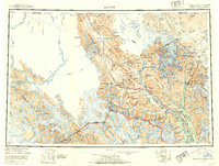 Skagway 1952 topographic map thumbnail