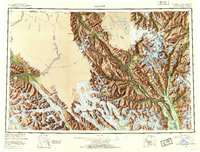 Skagway 1952 topographic map preview