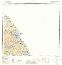 Taku River 1953 topographic map thumbnail