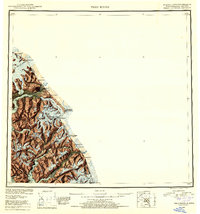 Taku River 1953 topographic map thumbnail