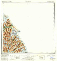 Taku River 1953 topographic map thumbnail