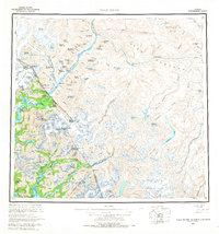 Taku River 1960 topographic map thumbnail