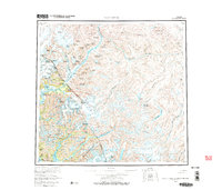 Taku River 1960 topographic map thumbnail