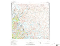 Taku River 1960 topographic map thumbnail