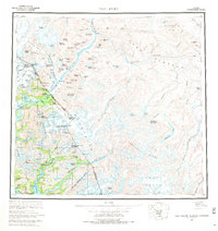 Taku River 1960 topographic map thumbnail