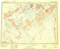 Talkeetna 1951 topographic map thumbnail