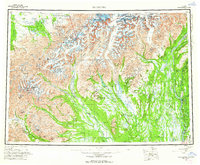 Talkeetna 1958 topographic map thumbnail