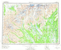 Talkeetna 1958 topographic map thumbnail