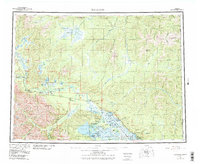 Tanacross 1956 topographic map thumbnail