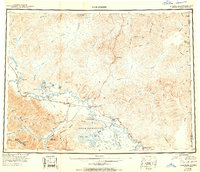 Tanacross 1950 topographic map preview