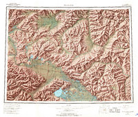 Tanacross 1956 topographic map thumbnail