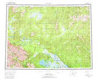 Tanacross 1956 topographic map thumbnail