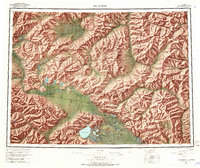 Tanacross 1964 topographic map thumbnail