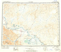 Tanacross 1949 topographic map thumbnail