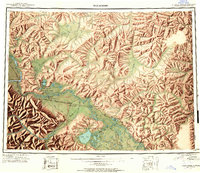 Tanacross 1949 topographic map thumbnail