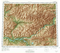 Tanana 1960 topographic map thumbnail