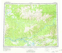 Tanana 1960 topographic map thumbnail