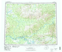 Tanana 1960 topographic map thumbnail