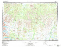 Taylor Mountains 1954 topographic map thumbnail