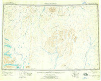 Taylor Mountains 1950 topographic map thumbnail