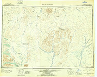 Taylor Mountains 1951 topographic map thumbnail
