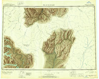 Taylor Mountains 1951 topographic map thumbnail