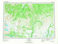 Taylor Mountains 1954 topographic map thumbnail