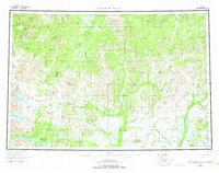 Taylor Mountains 1954 topographic map thumbnail