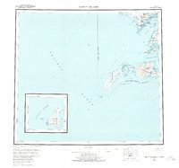 Trinity Islands 1954 topographic map thumbnail