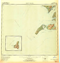 Trinity Islands 1954 topographic map thumbnail