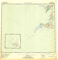 Trinity Islands 1954 topographic map thumbnail