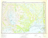 Tyonek 1958 topographic map thumbnail