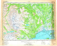 Tyonek 1958 topographic map thumbnail