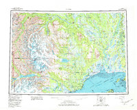 Tyonek 1958 topographic map thumbnail