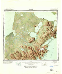 Ugashik 1943 topographic map thumbnail
